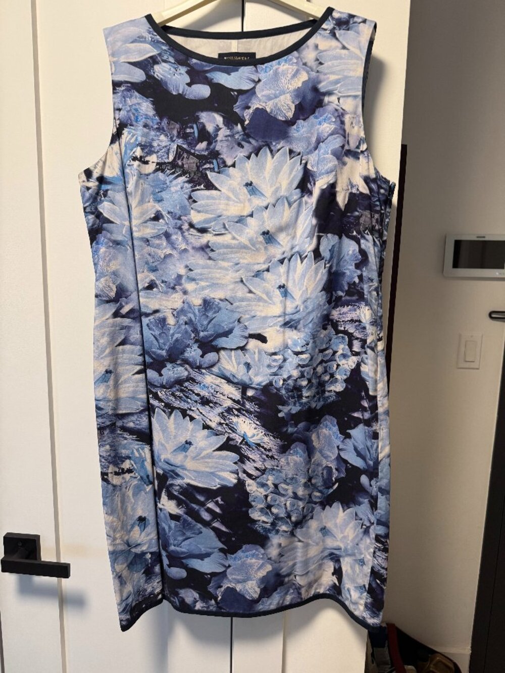 Piazza Sempione Blue Floral Shift Dress